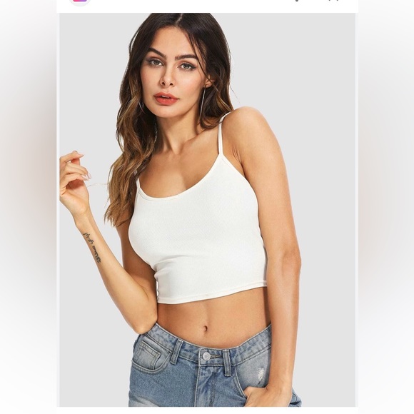 💄2 for 15$💄 Zaful Ribbed Basic Tank Womens Size Small - Picture 1 of 4